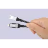 Manhattan USB-C to Gigabit Network Ethernet RJ45 Cable 2m Black/Silver