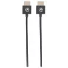 Manhattan HDMI Cable with Ethernet (Ultra Thin), 4K@60Hz (Premium High Speed), 0.5m, Male to Male, Black, Ultra HD 4k x 2k, Fully Shielded, Gold Plated Contacts, Lifetime Warranty