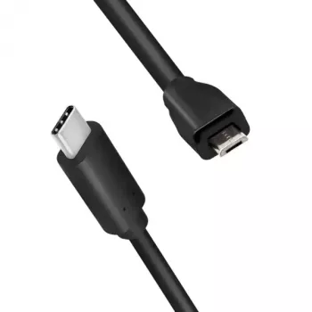 LogiLink CU0196 USB Cable USB 2.0 0.5m USB C Micro-USB B Black