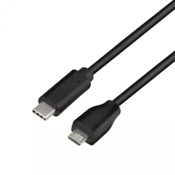 LogiLink CU0196 USB Cable USB 2.0 0.5m USB C Micro-USB B Black