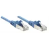 Intellinet Network Patch Cable, Cat5e, 7.5m, Blue, CCA, SF/UTP, PVC, RJ45, Gold Plated Contacts, Snagless, Booted, Lifetime Warranty