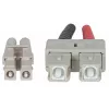 Intellinet Fiber Optic Patch Cable, OM4, LC/SC, 1m, Violet, Duplex, Multimode, 50/125 µm, LSZH, Fibre, Lifetime Warranty