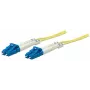Intellinet Fiber Optic Patch Cable, OS2, LC/LC, 3m, Yellow, Duplex, Single-Mode, 9/125 µm, LSZH, Fibre, Lifetime Warranty
