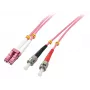 Lindy 46352 InfiniBand/fibre optic cable 3 m LC ST Pink