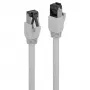 Network Cable Lindy 0.3m RJ-45 Cat8.1 Grey