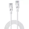 Lindy 3m Cat.6A U/UTP Ultra Slim Network Cable, Grey, 3 m, Cat6a, U/UTP (UTP), RJ-45, RJ-45, Grey