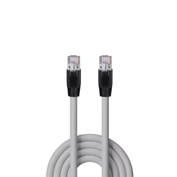 Network cable Lindy Cat.6A U/FTP LSZH, solid core, 60 m, grey, RJ-45