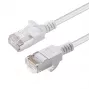 Network patch cable MicroConnect V-FTP6A0015W-SLIM Cat6a U/FTP (STP) 0.15 m RJ-45 white