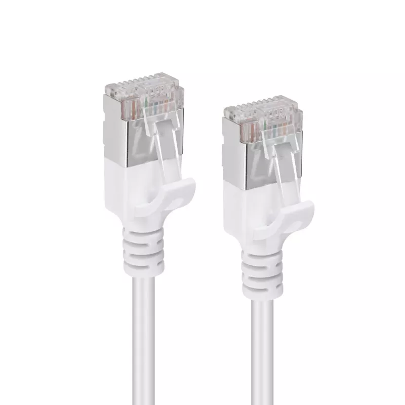 Network patch cable MicroConnect V-FTP6A0015W-SLIM Cat6a U/FTP (STP) 0.15 m RJ-45 white