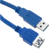 Techly Extension USB 3.0 Cable A Male / A Female 1m Blue ICOC U3-AA-10-EX