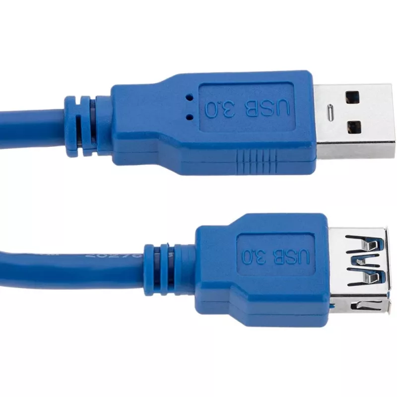 Techly Extension USB 3.0 Cable A Male / A Female 1m Blue ICOC U3-AA-10-EX