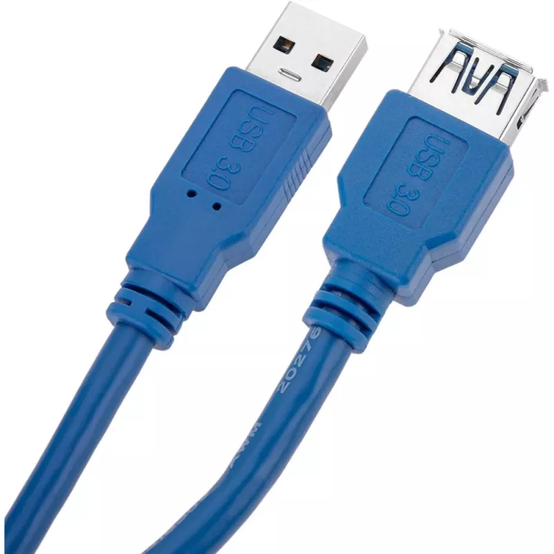Techly Extension USB 3.0 Cable A Male / A Female 1m Blue ICOC U3-AA-10-EX