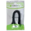 Techly USB 2.0 Cable A Male / Mini B Male 90 ° 1.8 m Black ICOC MUSB-AA-018ANG