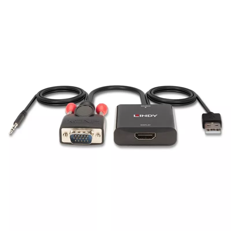 VGA and Audio to HDMI Converter Lindy 38284