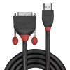 Lindy 10m HDMI to DVI Cable, Black Line