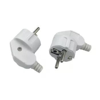 MicroConnect MC-GRUA-W angled Schuko power plug, white