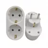 Power splitter MicroConnect PESCHPLUG2 — Schuko mains adapter with 2 outputs