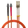 Lindy 1m LC-ST OM2 50/125 Fibre Optic Patch Cable