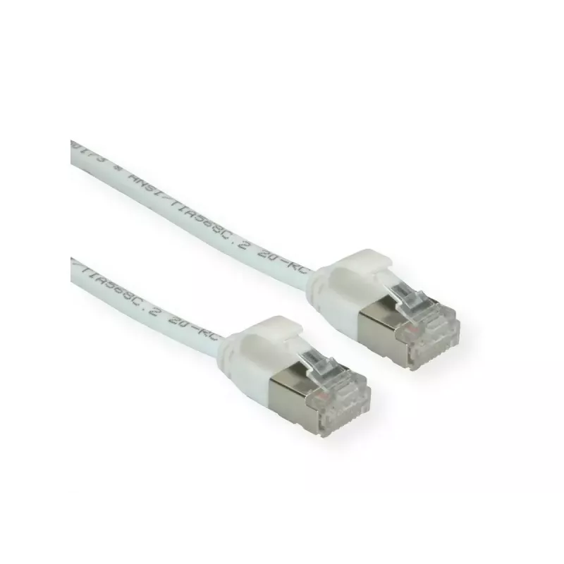 Networking Cable ROLINE 21.15.1699 0.3m Cat6a U/FTP RJ-45 White