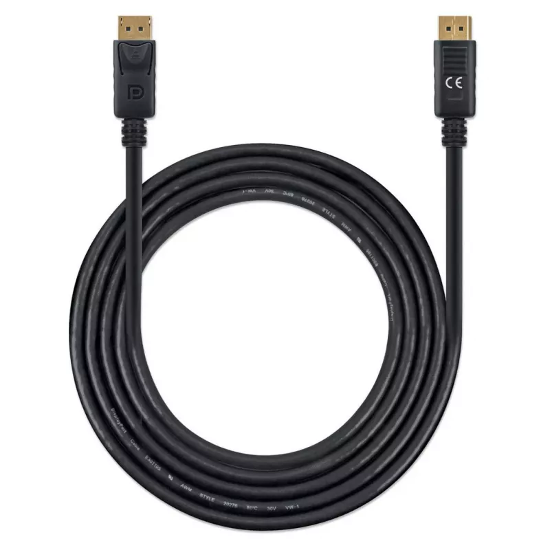 Manhattan DisplayPort 1.4 Cable 8K@60hz 2m PVC Male to Male