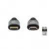 HDMI Cable Manhattan 8K@60Hz 1m Braided Male to Male Black
