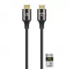 HDMI Cable with Ethernet Manhattan 8K@60Hz 2m Braided Male to Male Black