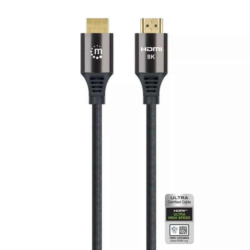 HDMI Cable Manhattan 8K 60Hz 3m Male to Male Black