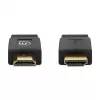 Manhattan HDMI Cable with Ethernet (Flat), 4K@60Hz (Premium High Speed), 5m, Male to Male, Black, Ultra HD 4k x 2k, Fully Shielded, Gold Plated Contacts, Lifetime Warranty
