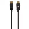 Manhattan DisplayPort 1.4 Cable, 8K@60hz, 3m, Braided Cable, Male to Male, With Latches, Fully Shielded, Black, Lifetime Warranty, Equivalent to DP14MM3M