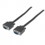 VGA Monitor Cable Manhattan 311731 1.8m Black Male to Male