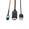 Lindy 38360 InfiniBand/fibre optic cable 100 m MPO Multicolour