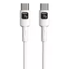 Techly ICOC-MUSB20-C60W1 USB cable USB 2.0 1 m USB C White