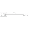 Microconnect DOCKUSB3.2CC1 USB cable USB 3.2 Gen 2 (3.1 Gen 2) 1 m USB C Black