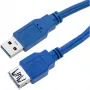 Techly USB 3.0 Extension Cable A Male / A Female 0.5m blue ICOC U3-AA-005-EX