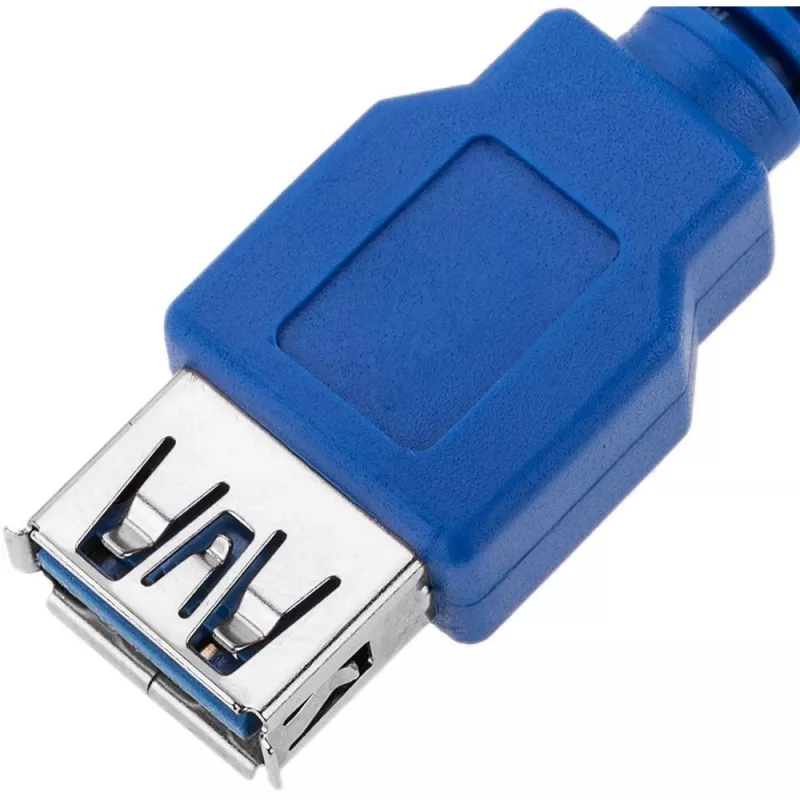 Techly USB 3.0 Extension Cable A Male / A Female 0.5m blue ICOC U3-AA-005-EX