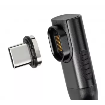 USB4 Magnetic Plug MicroConnect MC-LS-USB4MP2S — USB4 cable, 40 Gbps data, 100 W Power Delivery