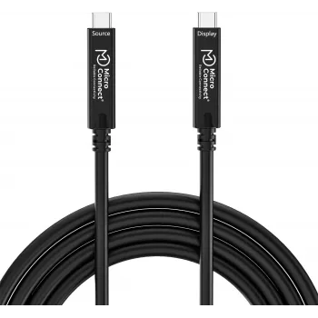 USB-C cable MicroConnect MC-USB3.2CC05-8K-OP 5 m — supports 8K video, USB 3.2