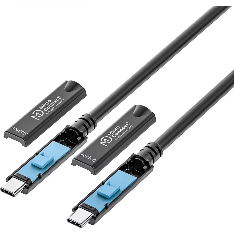 USB-C cable MicroConnect MC-USB3.2CC15-8K-OP, 15 m, USB-C to USB-C, 8K support