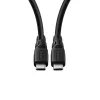 USB-C cable MicroConnect USB3.2CC01-LSZH, USB-C to USB-C, 100W, USB 3.2 performance, LSZH jacket