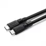 USB-C cable MicroConnect ColorFlex 100W USB3.2CC02 – USB-C to USB-C, 100W power delivery, USB 3.2 compatible