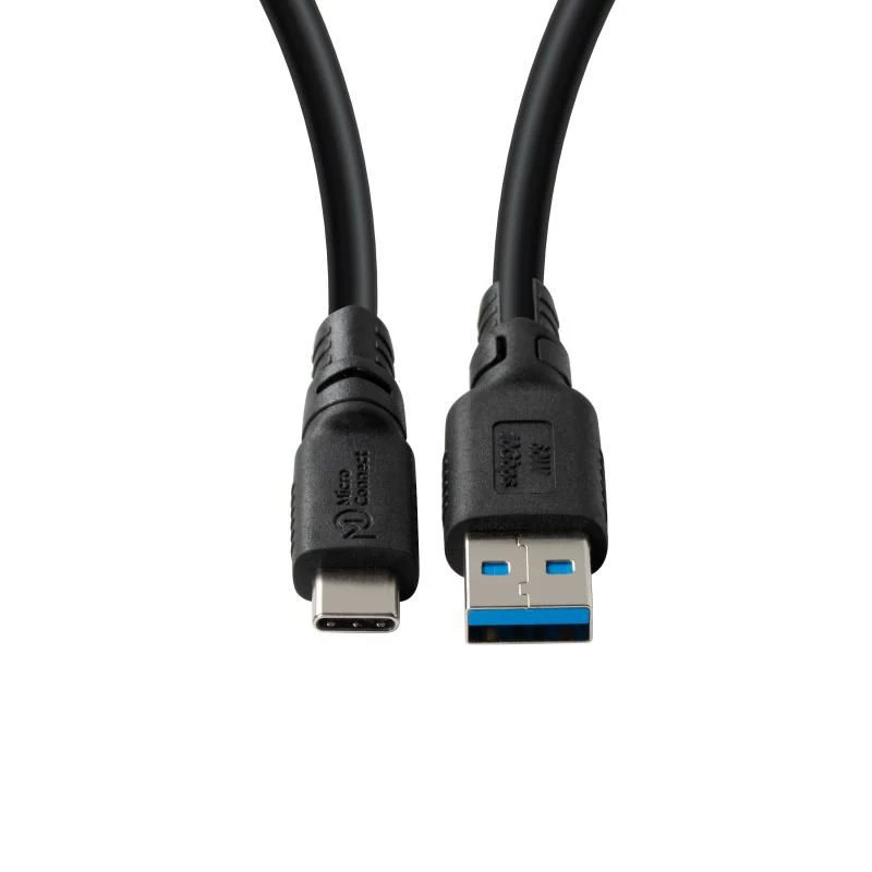 USB-C to USB-A adapter MicroConnect USB3.2AC2-LSZH, USB 3.2, LSZH jacket