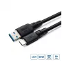 USB-C to USB-A Adapter MicroConnect USB3.2AC3-LSZH — USB 3.2 Gen 1 data adapter, LSZH jacket