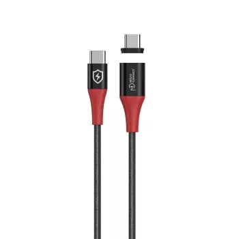 USB-C magnetic power cable MicroConnect MC-MAGNETIC-CUSBC-SC-240W — 240W Power Delivery, detachable magnetic connector