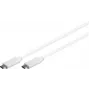 USB-C cable MicroConnect USB3.1CC3W 3 m — USB Type-C to USB Type-C, USB 3.1, white