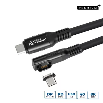 Microconnect MC-LS-USB4CC0.5-A USB cable 0.5 m USB C Black