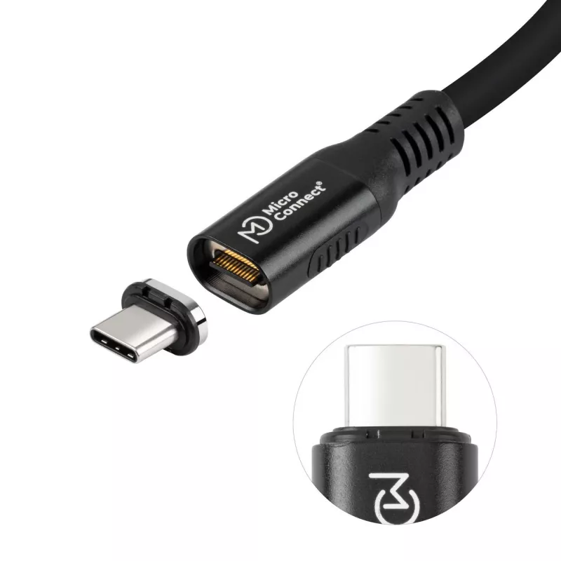 Microconnect MC-LS-USB4CC0.5 USB cable 0.5 m USB C Black