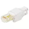Wire connector LOGON TWP8P8TP RJ-45 Cat5e, transparent/white/yellow, pack of 10