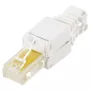 Wire connector LOGON TWP8P8TP RJ-45 Cat5e, transparent/white/yellow, pack of 10
