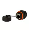 Cable Gender Changer LOGON NETWORKING TWPGLAND83 RJ-45 Black