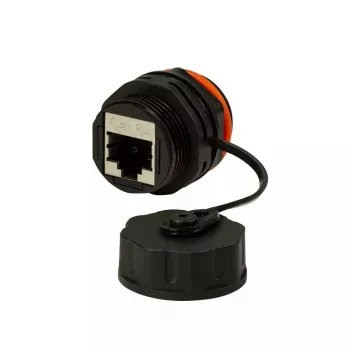 Cable Gender Changer LOGON NETWORKING TWPGLAND83 RJ-45 Black